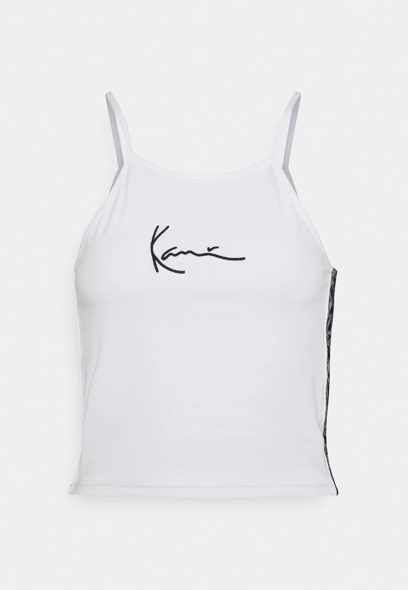 Vendita lampo π Karl Kani SMALL SIGNATURE TAPE - Top - White, Donna π 7 Vendita lampo π Karl Kani SMALL SIGNATURE TAPE - Top - White, Donna π - immagine 5