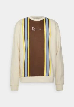 Miglior offerta 👏 Karl Kani SMALL SIGNATURE STRIPE CREW UNISEX - Felpa - Cream 😉 -Sconto Karl Kani in Italia 4f9fc32e6fba4366aee870f7ce9f5e15