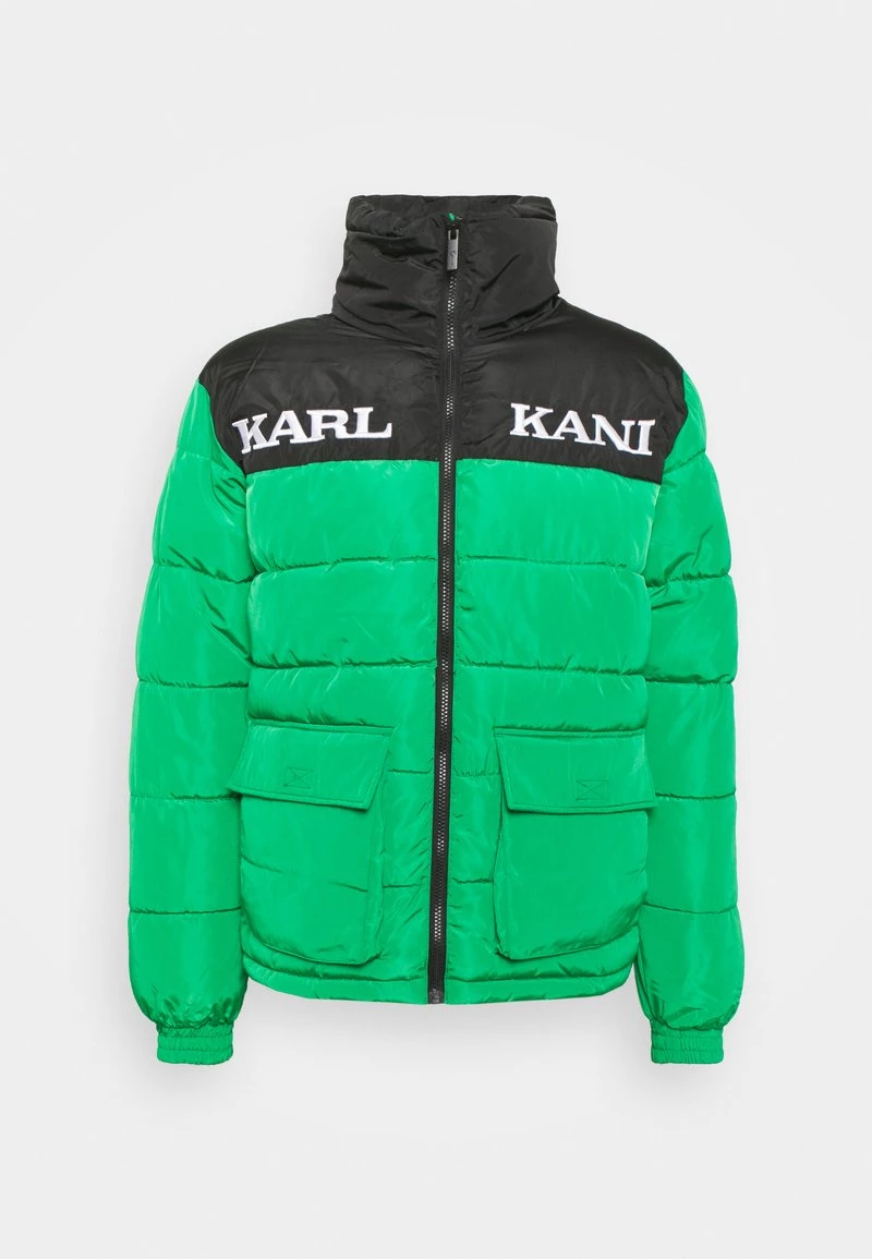 Vendita all'ingrosso π Karl Kani RETRO BLOCK PUFFER JACKET UNISEX - Giacca Invernale - Black/green π 6 Vendita all'ingrosso π Karl Kani RETRO BLOCK PUFFER JACKET UNISEX - Giacca Invernale - Black/green π - immagine 4