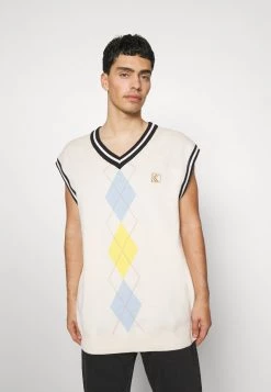 Miglior prezzo 💯 Karl Kani VEST UNISEX - Maglione - Cream 😍 -Sconto Karl Kani in Italia 52b6fdff884543e881fa9bb8982d3d72