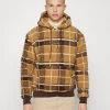 Bilancio 🥰 Karl Kani SIGNATURE TEDDY CHECK HOODIE UNISEX - Felpa Con Cappuccio - Brown 🔔 -Sconto Karl Kani in Italia 552bbb0fdc674048b66139310394f334