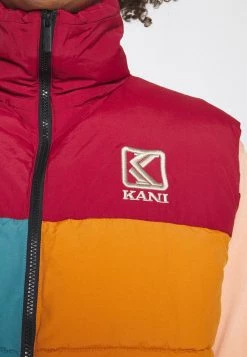 A buon mercato 🥰 Karl Kani BLOCK PUFFER VEST UNISEX - Smanicato - Dark Red 🔔 -Sconto Karl Kani in Italia 58c218aa9be846c880b3379bfc1aa854