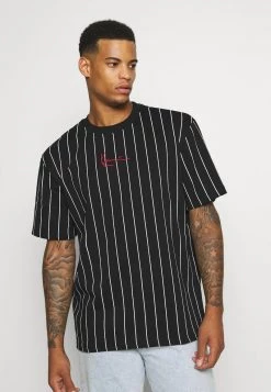 Il più economico 🤩 Karl Kani SMALL SIGNATURE PINSTRIPE TEE UNISEX - T-shirt Con Stampa - Black/white 😀