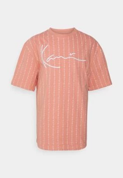Il piΓΉ economico π Karl Kani SIGNATURE LOGO PINSTRIPE TEE UNISEX - T-shirt Con Stampa - Rose π₯