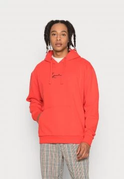 Nuovo π Karl Kani SMALL SIGNATURE ESSENTIAL HOODIE UNISEX - Felpa - Red π