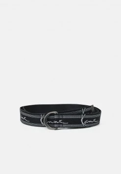 Buono 🎉 Karl Kani SIGNATURE BELT - Cintura - Black, Unisex 🔔