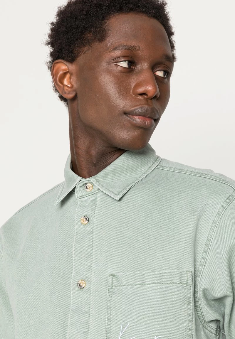 Buono π Karl Kani CHEST SIGNATURE WASHED UNISEX - Camicia - Dark Mint β€οΈ 7 Buono π Karl Kani CHEST SIGNATURE WASHED UNISEX - Camicia - Dark Mint β€οΈ - immagine 5