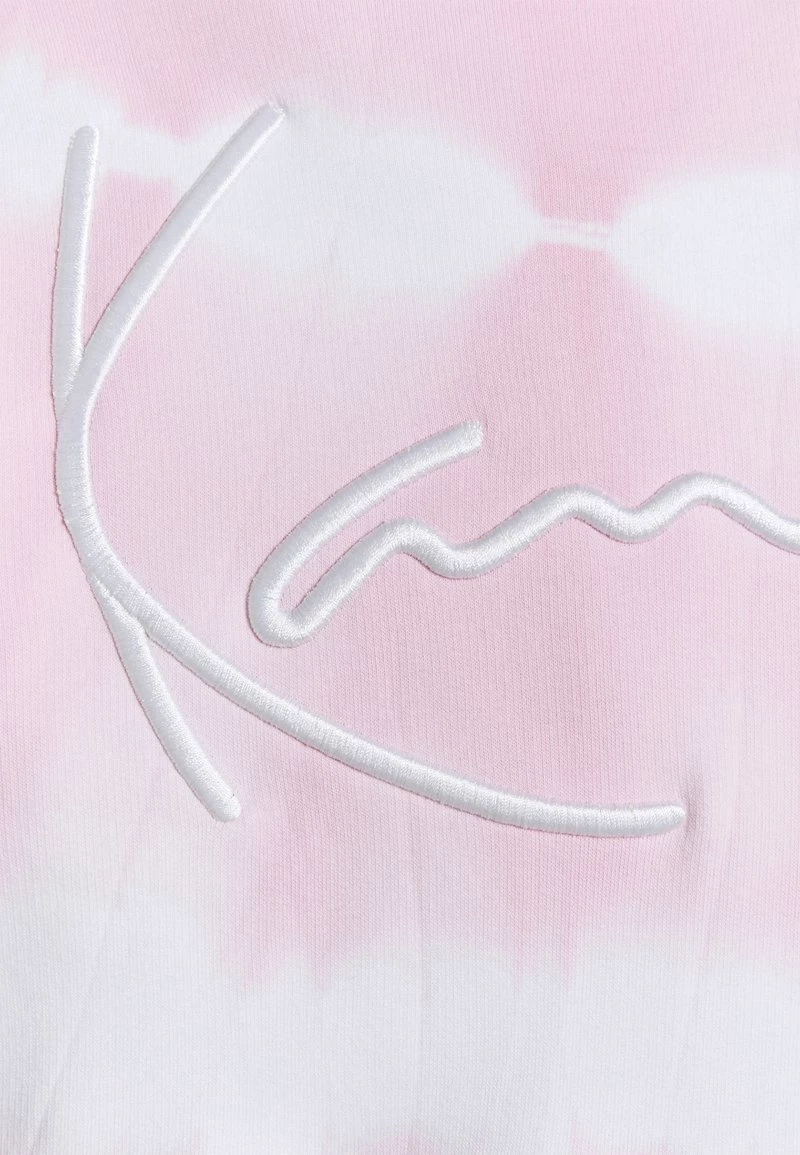 Promo π Karl Kani SIGNATURE TIP DYE HOODIE UNISEX - Felpa Con Zip - Rose π 9 Promo π Karl Kani SIGNATURE TIP DYE HOODIE UNISEX - Felpa Con Zip - Rose π - immagine 7