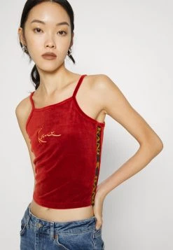 Offerte 💯 Karl Kani SMALL SIGNATURE TAPE - Top - Red, Donna 🎉 -Sconto Karl Kani in Italia 6632a4fa004e4c2cbf51e782a0f77893