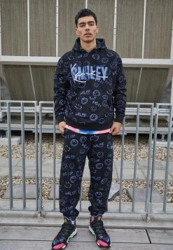 Bilancio β¨ KARL KANI X SMILEY® SIGNATURE HOODIE UNISEX - Felpa Con Cappuccio - Black βοΈ