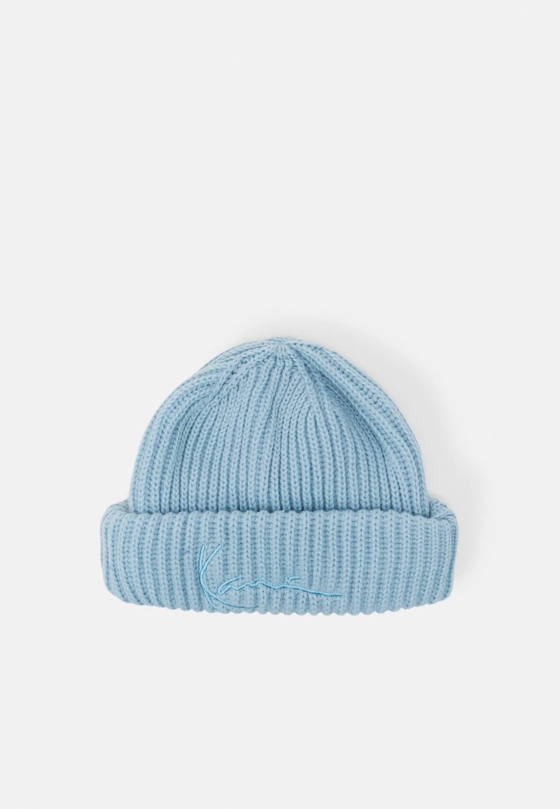 Nuovo β Karl Kani SIGNATURE FISHERMAN BEANIE UNISEX - Berretto - Light Blue π 3 Nuovo β Karl Kani SIGNATURE FISHERMAN BEANIE UNISEX - Berretto - Light Blue π