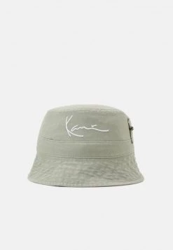Vendita calda π Karl Kani SIGNATURE WASHED ZIP BUCKET HAT UNISEX - Cappello - Dark Mint β