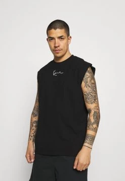 Nuovo βοΈ Karl Kani SMALL SIGNATURE TEE - T-shirt Basic - Black, Uomo π