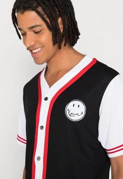 Bilancio 🛒 KARL KANI X SMILEY® OG SCRIBBLE ⚾ BASEBALL 👚 SHIRT - Camicia - Black, Uomo ⭐ -Sconto Karl Kani in Italia 6c0a1dcd6c3946eca26dd944f2972ed1