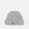 Vendita calda 🧨 Karl Kani SIGNATURE FISHERMAN BEANIE UNISEX - Berretto - Grey 😉