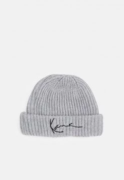 Vendita calda 🧨 Karl Kani SIGNATURE FISHERMAN BEANIE UNISEX - Berretto - Grey 😉