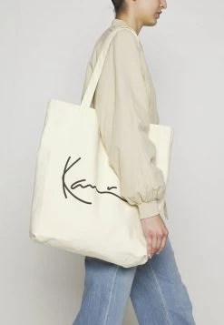 Vendita all'ingrosso π Karl Kani SIGNATURE SHOPPER - Shopping Bag - Cream, Unisex π§¨