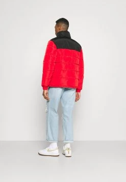 Il più economico 😉 Karl Kani RETRO BLOCK PUFFER JACKET UNISEX - Giacca Invernale - Black/red 🔔 -Sconto Karl Kani in Italia 711248367442409cb0eba600e6f79840