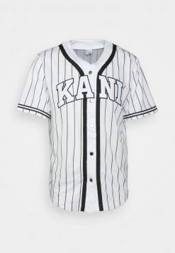 Presa β¨ Karl Kani SERIF βΎ BASEBALL UNISEX - Cardigan - White π₯