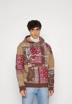 A buon mercato π Karl Kani UNISEX SIGNATURE PAISLEY HOODIE - Felpa - Light Sand π₯