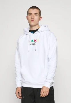 Migliore vendita 🥰 Karl Kani UNISEX RETRO HOODIE - Felpa - White 💯