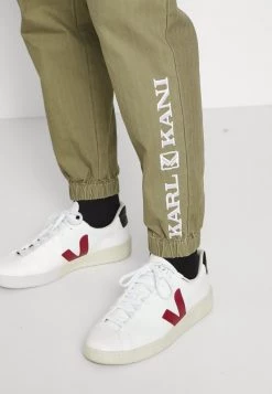 Buono ✔️ Karl Kani RETRO WASHED PANTS - Pantaloni Cargo - Dark Green, Uomo 🔥 -Sconto Karl Kani in Italia 7791bba4fd5a499d8cd19dd9ea3d959d