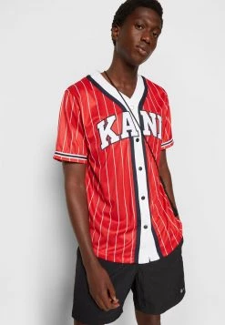 Bilancio ⌛ Karl Kani SERIF ⚾ BASEBALL 👕 SHIRT - Camicia - Red, Uomo 🤩 -Sconto Karl Kani in Italia 791920d62eed48999ceed96c8c3b05c0