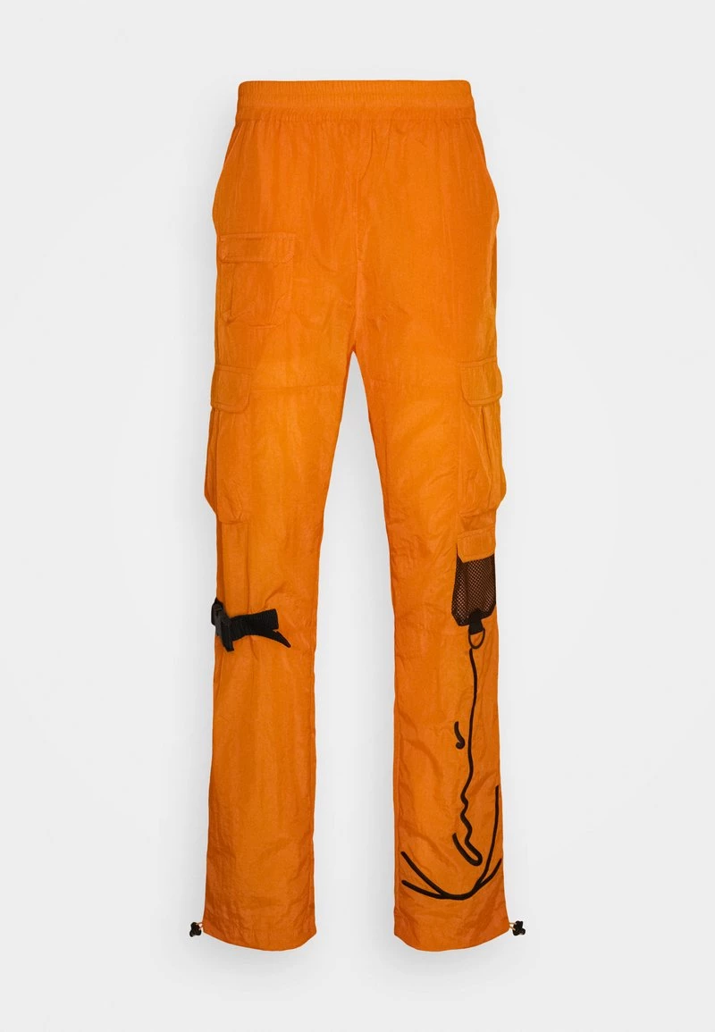 Nuovo di zecca βοΈ Karl Kani SIGNATURE CRINCLE PANTS UNISEX - Pantaloni Cargo - Orange π 8 Nuovo di zecca βοΈ Karl Kani SIGNATURE CRINCLE PANTS UNISEX - Pantaloni Cargo - Orange π - immagine 6