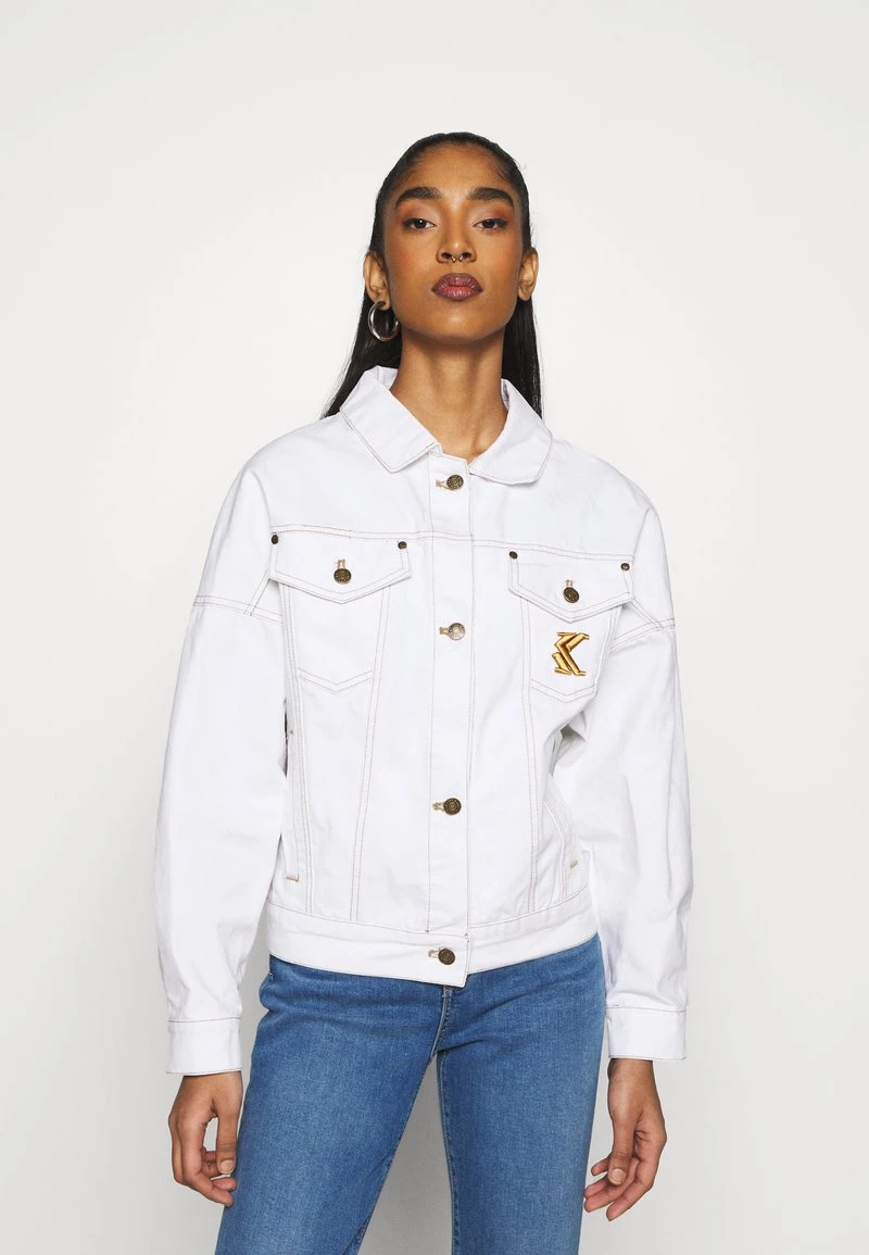 Bilancio π Karl Kani Giacca Di π Jeans - White, Donna π― 3 Bilancio π Karl Kani Giacca Di π Jeans - White, Donna π―