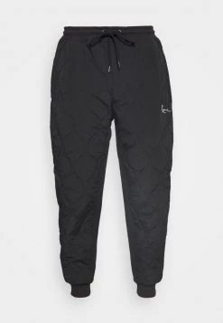Vendita calda 🥰 Karl Kani SMALL SIGNATURE QUILTED PANTS UNISEX - Pantaloni - Black 💯 -Sconto Karl Kani in Italia 79b0ad39b6f14b8c85180daf118d44a1