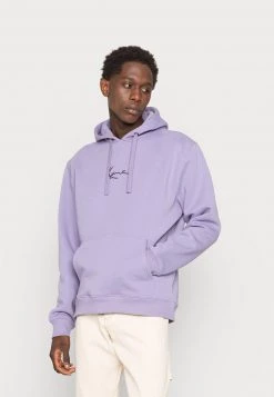 Bilancio π Karl Kani SMALL SIGNATURE HOODIE UNISEX - Felpa Con Cappuccio - Lilac π