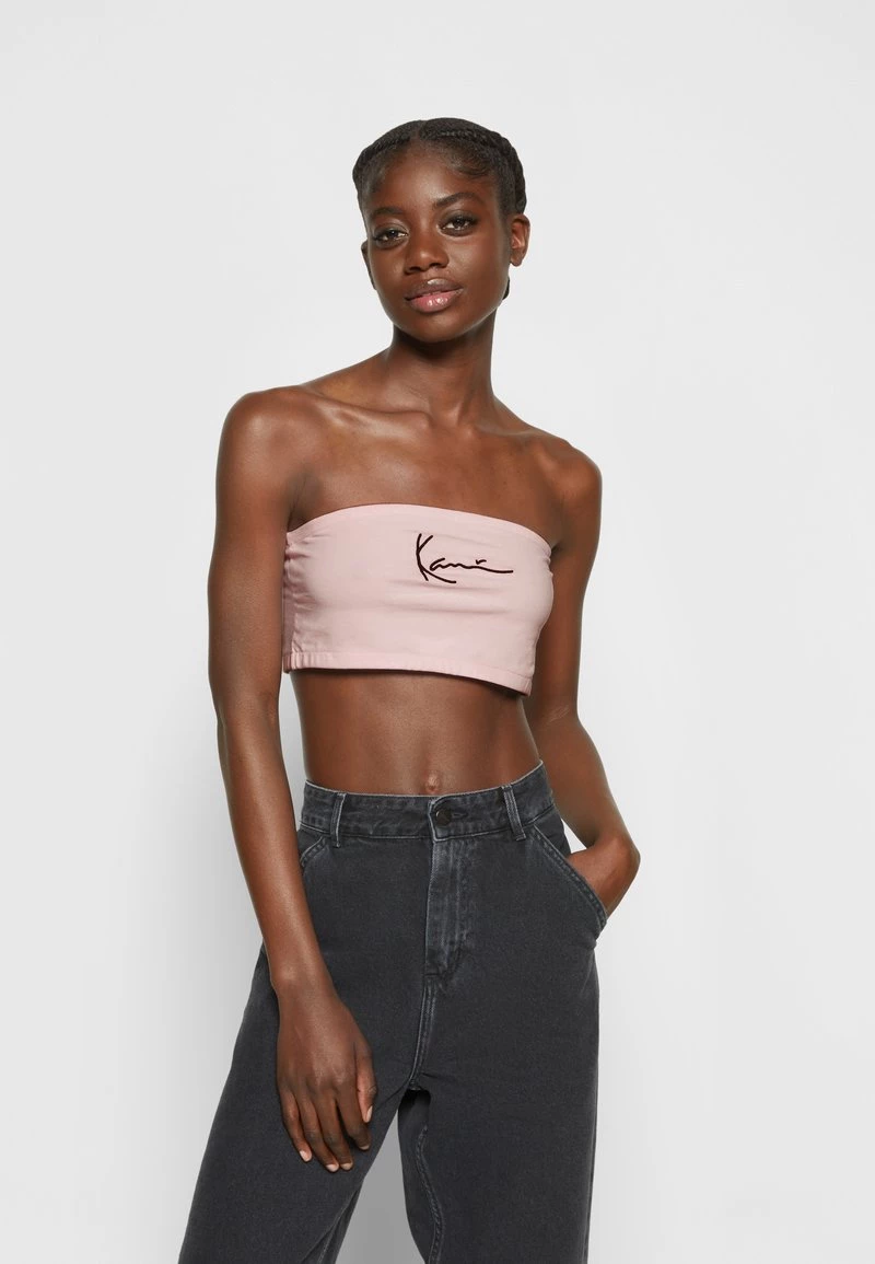 Migliore vendita π Karl Kani SMALL SIGNATURE BANDEAU - Top - Rose, Donna β¨ 5 Migliore vendita π Karl Kani SMALL SIGNATURE BANDEAU - Top - Rose, Donna β¨ - immagine 3