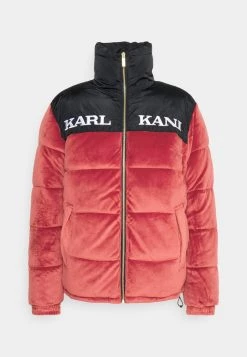 Promo 💯 Karl Kani RETRO VELVET BLOCK PUFFER UNISEX - Giacca Invernale - Dark Red 🛒 -Sconto Karl Kani in Italia 8330c8007f764d499bcf9c4ced99c7d1