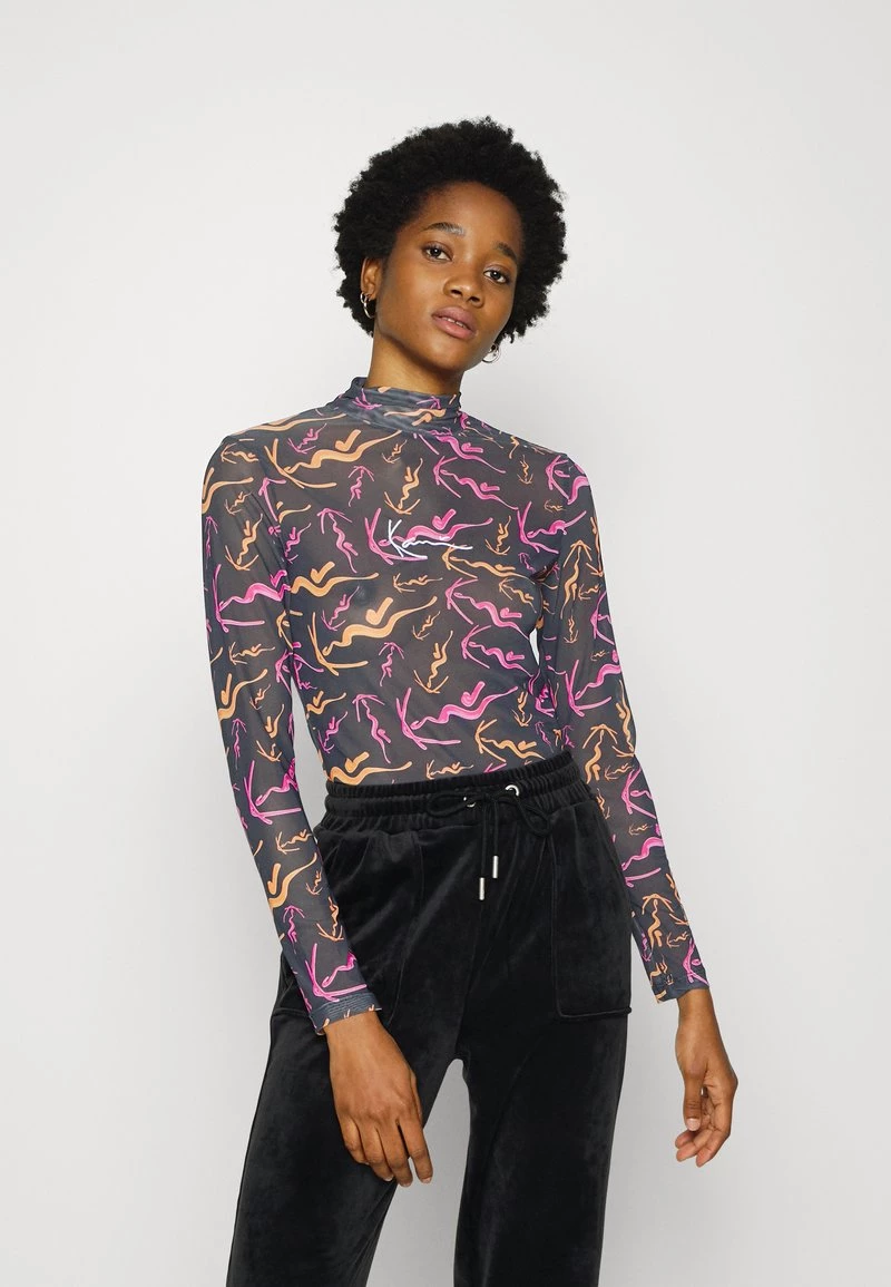 Vendita all'ingrosso π― Karl Kani SIGNATURE TURTLE NECK - Maglietta A Manica Lunga - Black, Donna π 3 Vendita all'ingrosso π― Karl Kani SIGNATURE TURTLE NECK - Maglietta A Manica Lunga - Black, Donna π