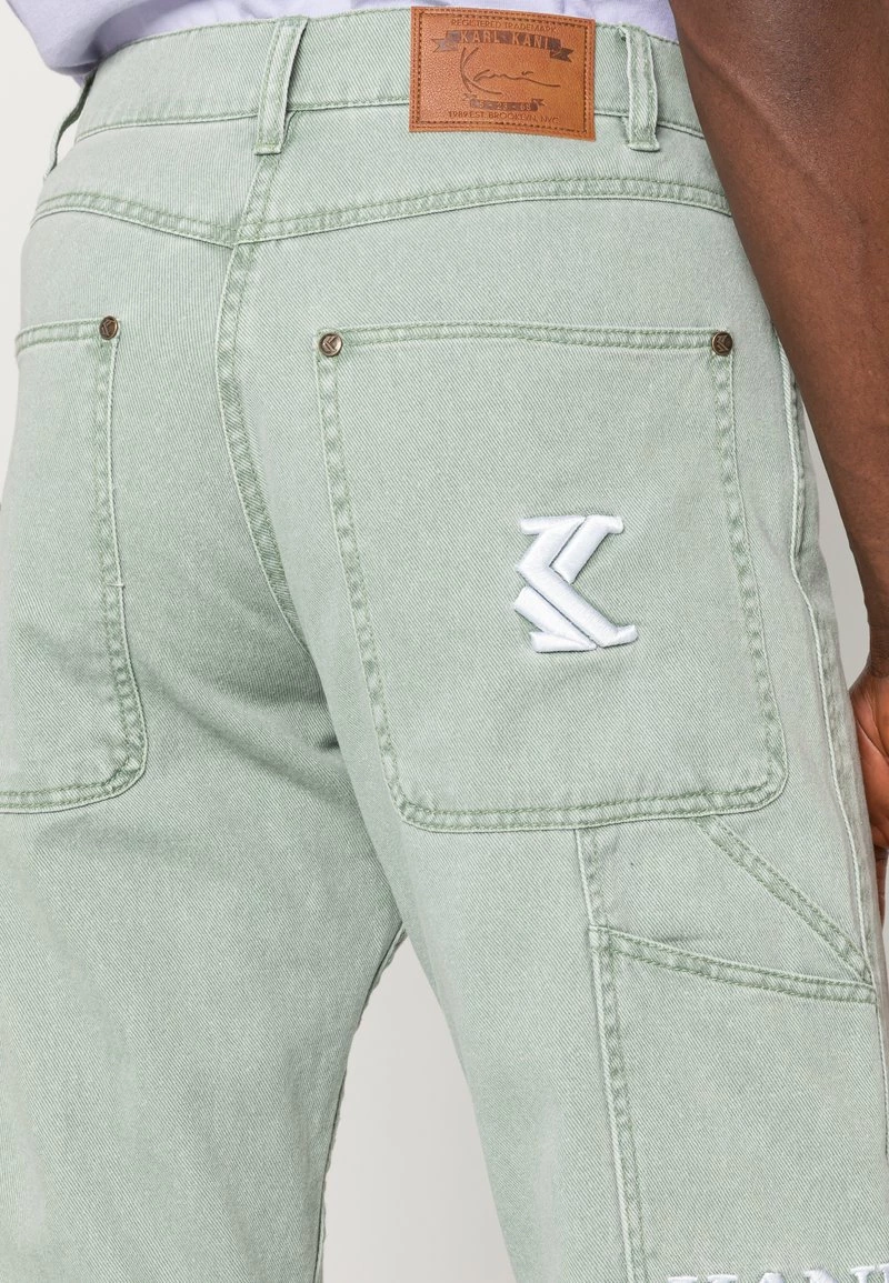 Buono π Karl Kani PANTS UNISEX - π Jeans Tapered Fit - Dark Mint π 7 Buono π Karl Kani PANTS UNISEX - π Jeans Tapered Fit - Dark Mint π - immagine 5