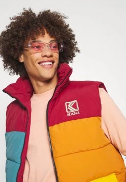 A buon mercato 🥰 Karl Kani BLOCK PUFFER VEST UNISEX - Smanicato - Dark Red 🔔 -Sconto Karl Kani in Italia 8dbc4c56e6a24017be92053c79fa3870