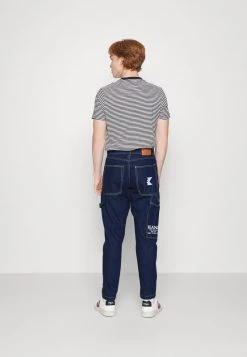Sconto 😀 Karl Kani RETRO RINSED PANTS UNISEX - 👖 Jeans Baggy - Dark Blue 🧨 -Sconto Karl Kani in Italia 8f7cf8faa140436792afd88af7937cd0