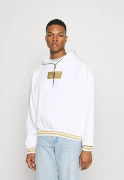 Vendita calda π Karl Kani SMALL SIGNATURE BOX HOODIE UNISEX - Felpa - White π