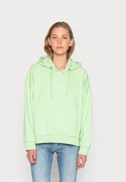 Vendita all'ingrosso 🤩 Karl Kani SMALL SIGNATURE ESSENTIAL HOODIE - Felpa - Mint, Donna ⌛