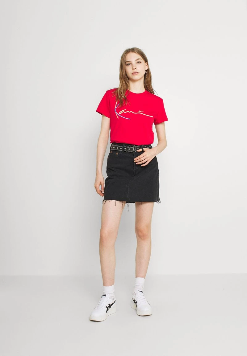 Promo ✔️ Karl Kani SIGNATURE TEE - T-shirt Con Stampa - Red, Donna ✔️ 4 Promo ✔️ Karl Kani SIGNATURE TEE - T-shirt Con Stampa - Red, Donna ✔️ - immagine 2