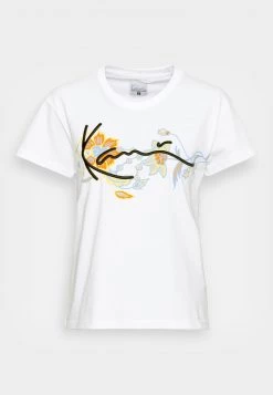 Promo 👏 Karl Kani SIGNATURE FLOWER TEE - T-shirt Con Stampa - White, Donna 🔔 -Sconto Karl Kani in Italia 92e24b6f40104748a41943a6b1ef89c9