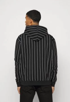 Nuovo di zecca 😀 Karl Kani ORIGINALS PINSTRIPE HOOD UNISEX - Felpa Con Cappuccio - Black 🤩 -Sconto Karl Kani in Italia 96d2714316ae4fef9c840fb967423ca2