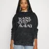 Miglior prezzo ✨ Karl Kani BLURRY RETRO LOGO HEAVY WASHED HOODIE - Felpa - Anthracite, Donna ❤️ -Sconto Karl Kani in Italia 9c2deb6c2d4d475ea957a8cddb7a856e