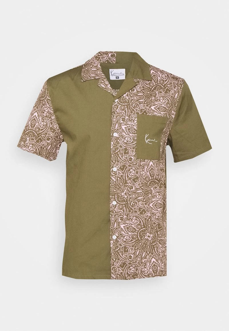 Nuovo di zecca βοΈ Karl Kani CHEST SIGNATURE PAISLEY BLOCK RESORT π SHIRT - Camicia - Sand, Uomo π 6 Nuovo di zecca βοΈ Karl Kani CHEST SIGNATURE PAISLEY BLOCK RESORT π SHIRT - Camicia - Sand, Uomo π - immagine 4