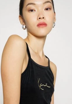 Il più economico ❤️ Karl Kani SMALL SIGNATURE TAPE - Top - Black, Donna ⌛ -Sconto Karl Kani in Italia a289097461d1497daa578fcdf2095045