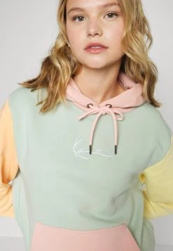 Il più economico 😀 Karl Kani SMALL SIGNATURE BLOCK HOODIE - Felpa - Dusty Green, Donna 🛒 -Sconto Karl Kani in Italia a2e01f5cbe4546db84e8d6b5b8cddf95