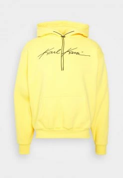 Vendita lampo π Karl Kani UNISEX AUTOGRAPH HOODIE - Felpa Con Cappuccio - Yellow π