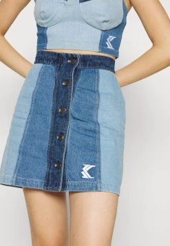 Presa 😍 Karl Kani BLOCK 👗 SKIRT - Minigonna - Blue, Donna 🎁 -Sconto Karl Kani in Italia a39b5839878d48b4ac1e6f64dfec58b1