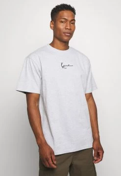 Bilancio 🥰 Karl Kani SMALL SIGNATURE TEE - T-shirt Con Stampa - Ash Grey, Uomo 👏