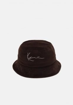 Nuovo di zecca π₯ Karl Kani SIGNATURE BUCKET HAT UNISEX - Cappello - Dark Brown π